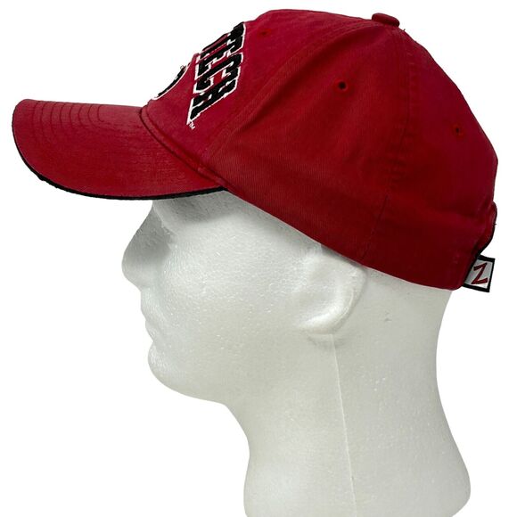 Texas Tech University Dad Hat Cap Red Snapback Red Raiders Zephyr The Z Hat - Picture 11 of 14
